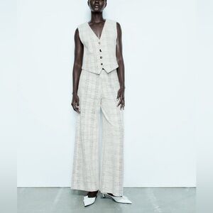 Tweed matching vest and pants set